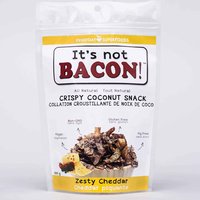 Its Not BACON - Crispy Coconut Snack - Zesty Cheddar, 90 Gram