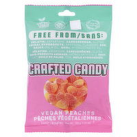 Crafted Candy - Candy Vegan Peaches, 100 Gram