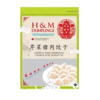 H&M - Celery & Pork Dumplings, 454 Gram