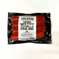 TWO RIVERS - Canadian Wagyu Steak Dogs, 80 Gram
