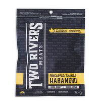 Two Rivers Meats - Pineapple Habanero Beef Jerky, 70 Gram