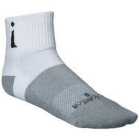 Incrediwear - Incredisocks Active Quarter White Extra Large, 1 Each