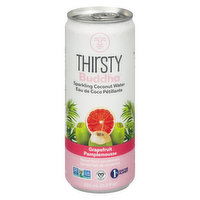 Thirsty Buddha - Sparkling Coconut Water - Grapefruit, 330 Millilitre