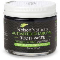 Nelsons Naturals - Activated Charcoal Toothpase, 60 Millilitre