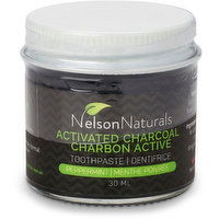 Nelsons Naturals - Activated Charcoal Toothpaste Whitening Mint, 45 Gram