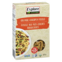 Explore Cuisine - Organic Chickpea Fusili Pasta, 227 Gram