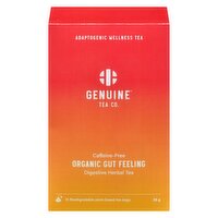 Genuine Tea Co - Gut Feeling Adaptogenic Wellness Tea Organic, 15 Each