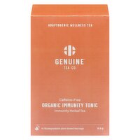Genuine Tea Co - Immunity Tonic Adaptogenic Wellness Organic Tea, 15 Each