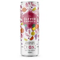 Clever - Non Alcohol Sangria, 355 Millilitre