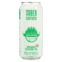 Sober Carpenter - Non-Alcoholic Beer IPA Organic, 473 Millilitre