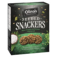 Olina's Bakehouse - Sour Cream Chives Snackers, 140 Gram