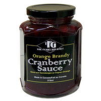 Funky Gourmet - Cranberry Sauce Orange Brandy, 375 Millilitre