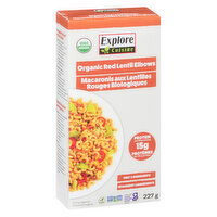 Explore Cuisine - Red Lentil Elbows, 227 Gram