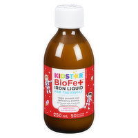 KidStar Nutrients - KIDSTAR BIOFE PLUS IRON LIQUID, 250 Millilitre