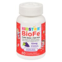 KidStar - Biofe Pure Iron Grapes Flavour, 60 Each