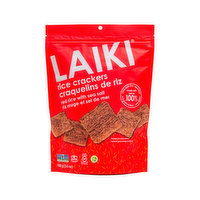 Laiki - Rice Crackers - Red Rice, 100 Gram