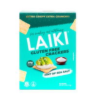 Laiki - Crackers Hint Of Sea Salt Gluten Free, 113 Gram