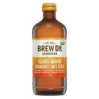 Brew Dr Kombucha - Island Mango Organic, 414 Millilitre