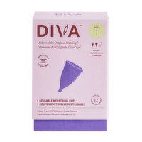 Diva - Diva Menstural Cup Model 1, 1 Each