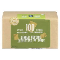 The Green Lid - Paper Dinner Napkin Recycled, 100 Each