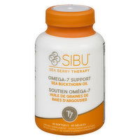 Sibu - Omega-7 Support Sea Buckthorn Oil, 60 Each