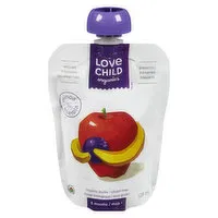 Love Child - Organics Apple Banana Blueberries, 128 Millilitre