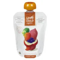 Love Child - Organics Apples, Sweet Potato, Carrot, Blueberries, 128 Millilitre