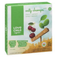 Love Child - Oaty Chomps - Cherry & Spinach, 6 Each