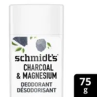 Schmidt's - Natural Deodorant - Charcoal + Magnesium, 75 Gram