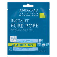 Andalou Naturals - Hydro Serum Facial Sheet Mask Pure Pore, 18 Millilitre