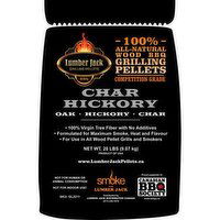 Lumberjack - BBQ Pellets Char Hickory 20lb, 1 Each