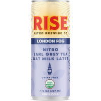 Rise Brewing Co - Nitro Earl Grey Tea London Fog Oat Milk Latte, 207 Millilitre