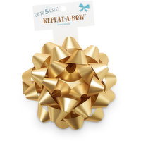 Repeat-A-Bow - Christmas Bows, Gold, 1 Each
