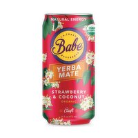 Babe Beverages - Yerba Mate - Strawberry & Coconut, 473 Millilitre