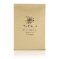 Orgaid - Sheet Mask Face Mask Greek Yogurt & Nourishing, 1 Each