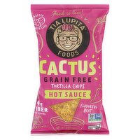 Tia Lupita Foods - Hot Sauce Cactus Tortilla Chips, 141 Gram