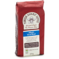 Pioneer Coffee - Abbott's Decaf Blend Organic Whole Bean Coffee, 454 Gram
