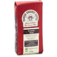 Pioneer Coffee - Rampone Blend, Organic Whole Bean Coffee French Roast, 454 Gram