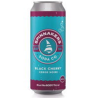 Spinnakers - Black Cherry Soda, 473 Millilitre