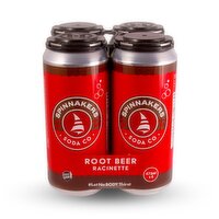 Spinnakers - Root Beer Soda, 4 Each