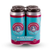 Spinnakers - Black Cherry Soda, 4 Each