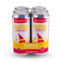 Spinnakers - Sparkling Mineral Water Grapefruit, 4 Each