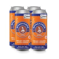spinnakers - Soda - Creamy Orange, 4 Each