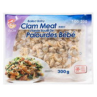 Viva Sea - Boiled Baby Clam Meat, Frozen, 300 Gram