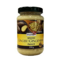 TASTIE - Minced Ginger, 210 Gram
