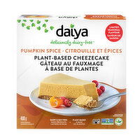 Daiya - Dairy Free Gluten Free Pumpkin Spice Plant-Based Cheesecake Dessert, 400 Gram