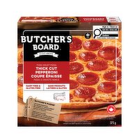 Butcher's Board - Thick Cut Pepperoni Pizza, 375 Gram