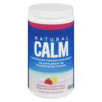 Natural Calm - Ionic Magnesium Citrate Powder Raspberry Lemon, 454 Gram