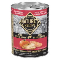 Nature's Recipe - Wet Dog Food, Chicken, Pumpkin and Salmon, 368 Gram