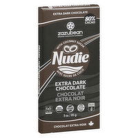 Zazubean - Organic Nudie Extra Dark Chocolate Bar